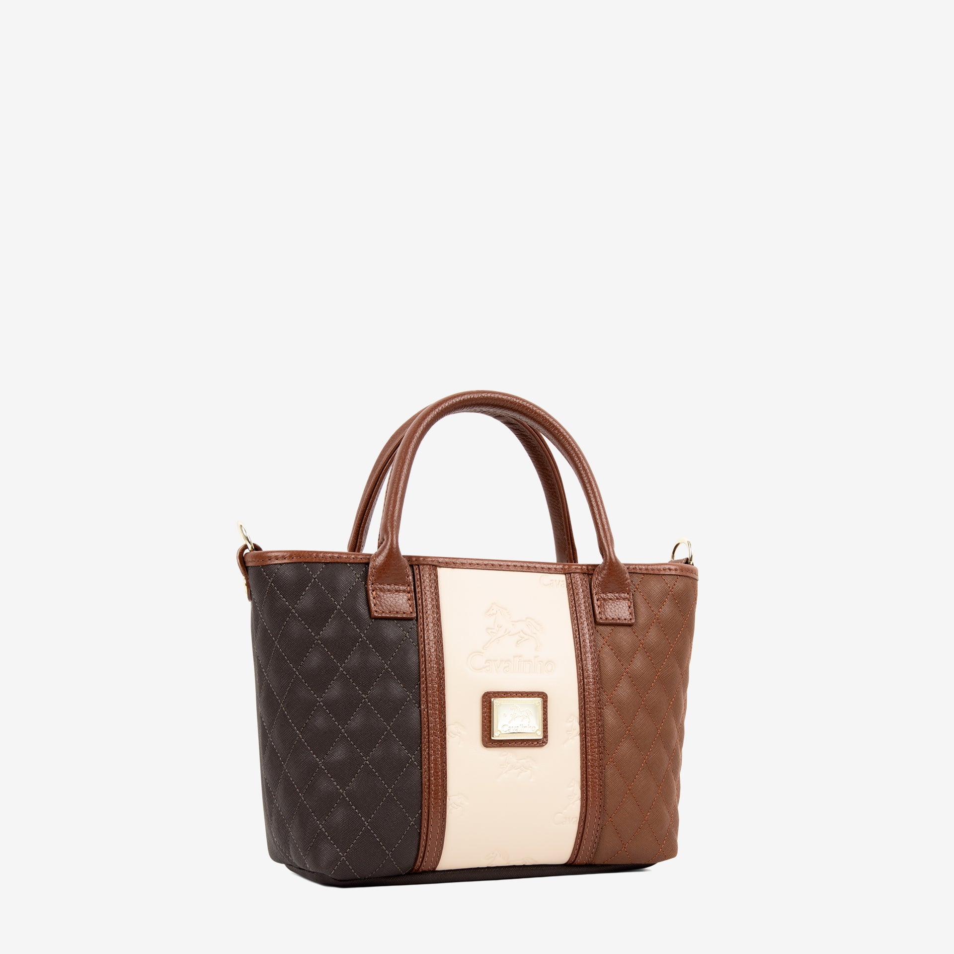 Cavalinho Sublime Designer Mini Handbag SKU 16060243.20 #color_darkbrown / saddlebrown