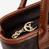 Cavalinho Sublime Designer Mini Handbag SKU 16060243.20 #color_darkbrown / saddlebrown