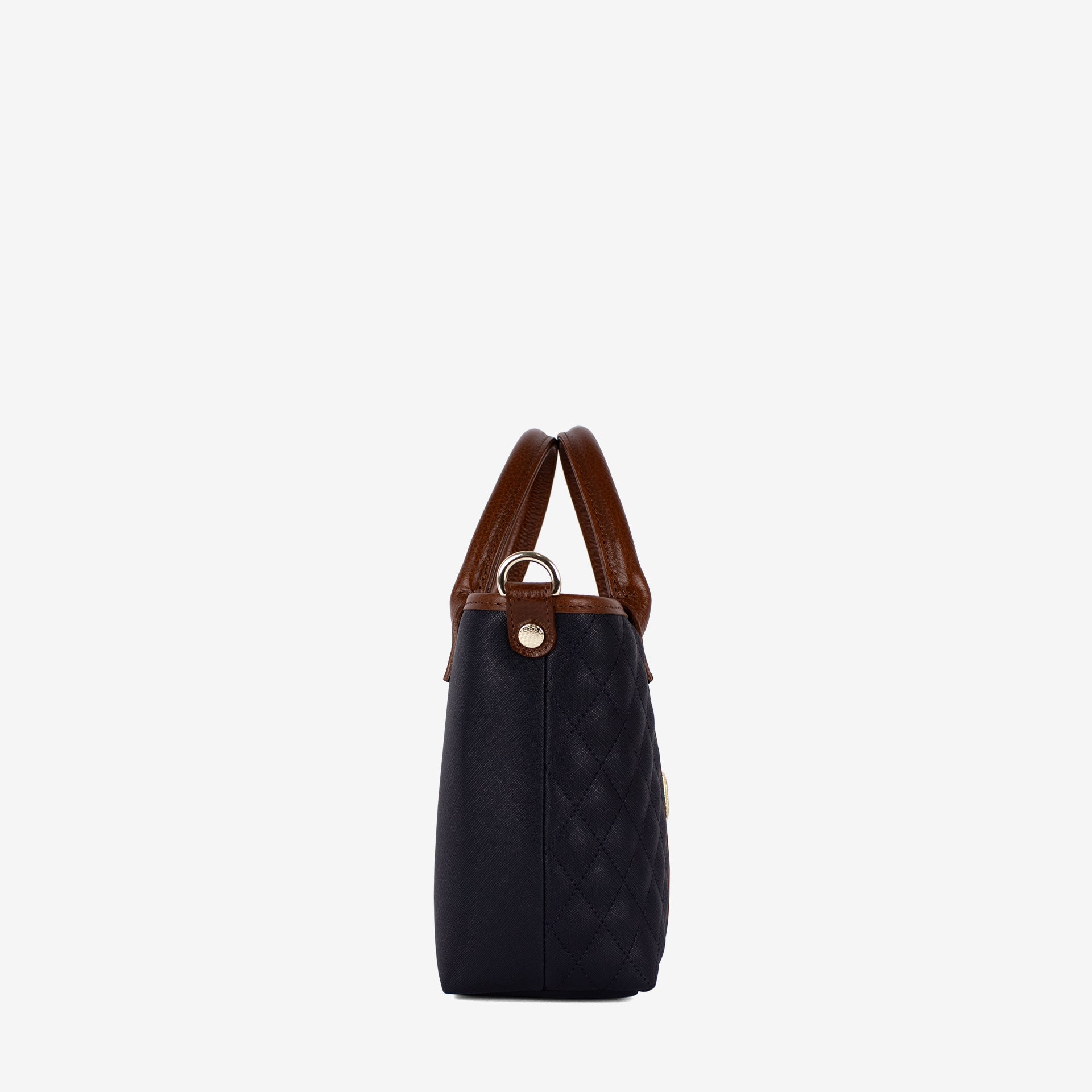 Cavalinho Sublime Designer Mini Handbag SKU 16060243.22 #color_Navy / White / Brown