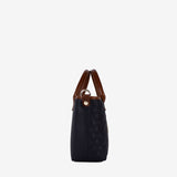 Cavalinho Sublime Designer Mini Handbag SKU 16060243.22 #color_Navy / White / Brown