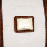 Cavalinho Sublime Designer Mini Handbag SKU 16060243.22 #color_Navy / White / Brown