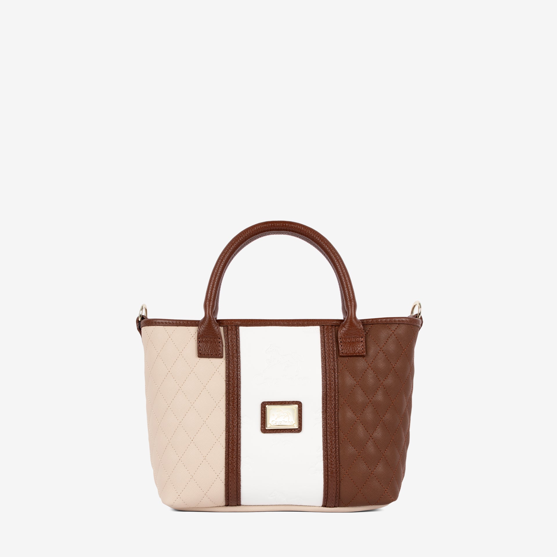 Cavalinho Sublime Designer Mini Handbag SKU 16060243.34 #color_Saddlebrown multi-color