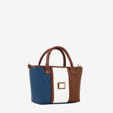 Cavalinho Sublime Designer Mini Handbag SKU 16060243.48 #color_Blue / White / SaddleBrown