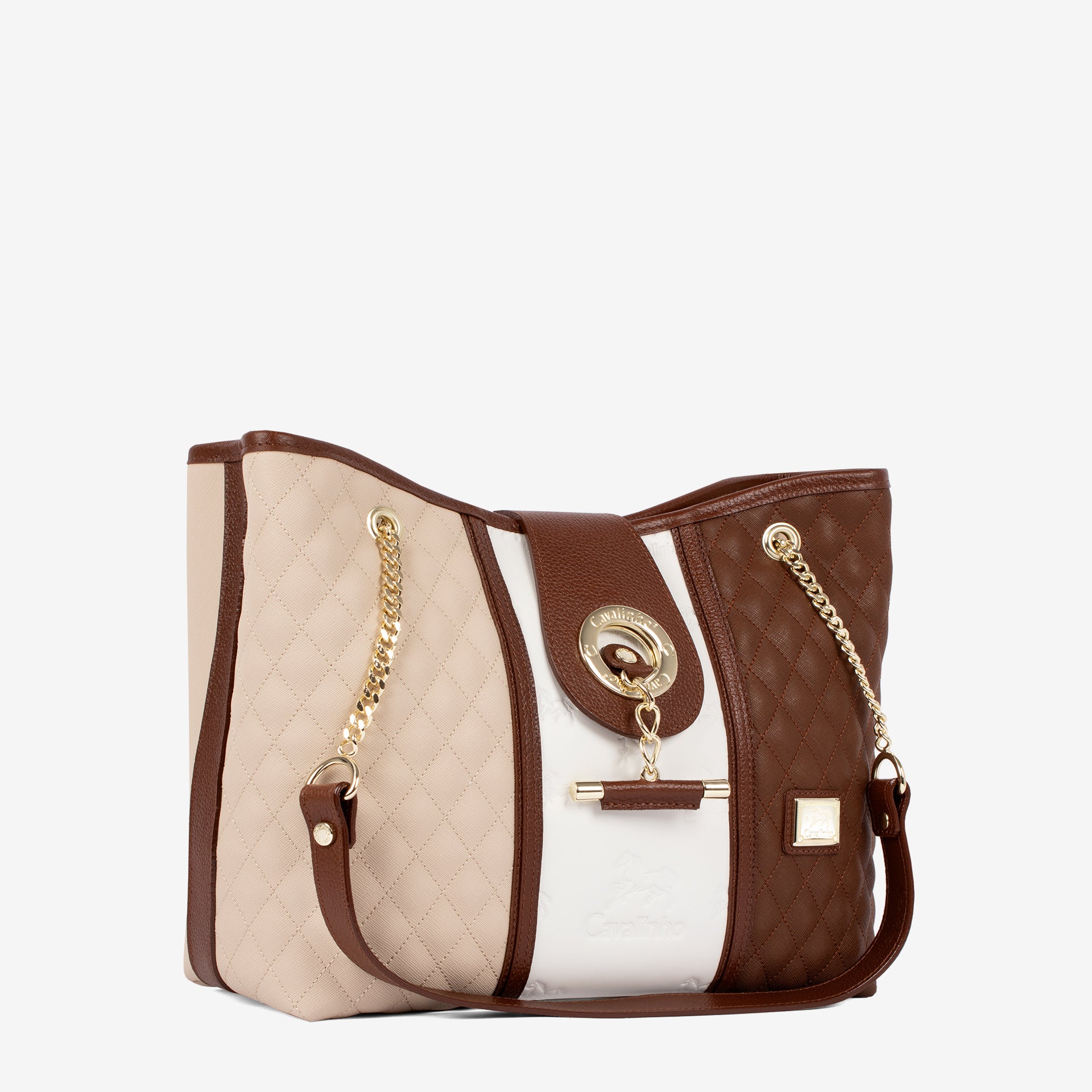Cavalinho Sublime Designer Shoulder Bag SKU 16060258.34 #color_saddlebrown multi-color