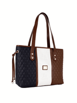 Cavalinho Sublime Tote Bag SKU 16060277.22 #color_navy / white / brown