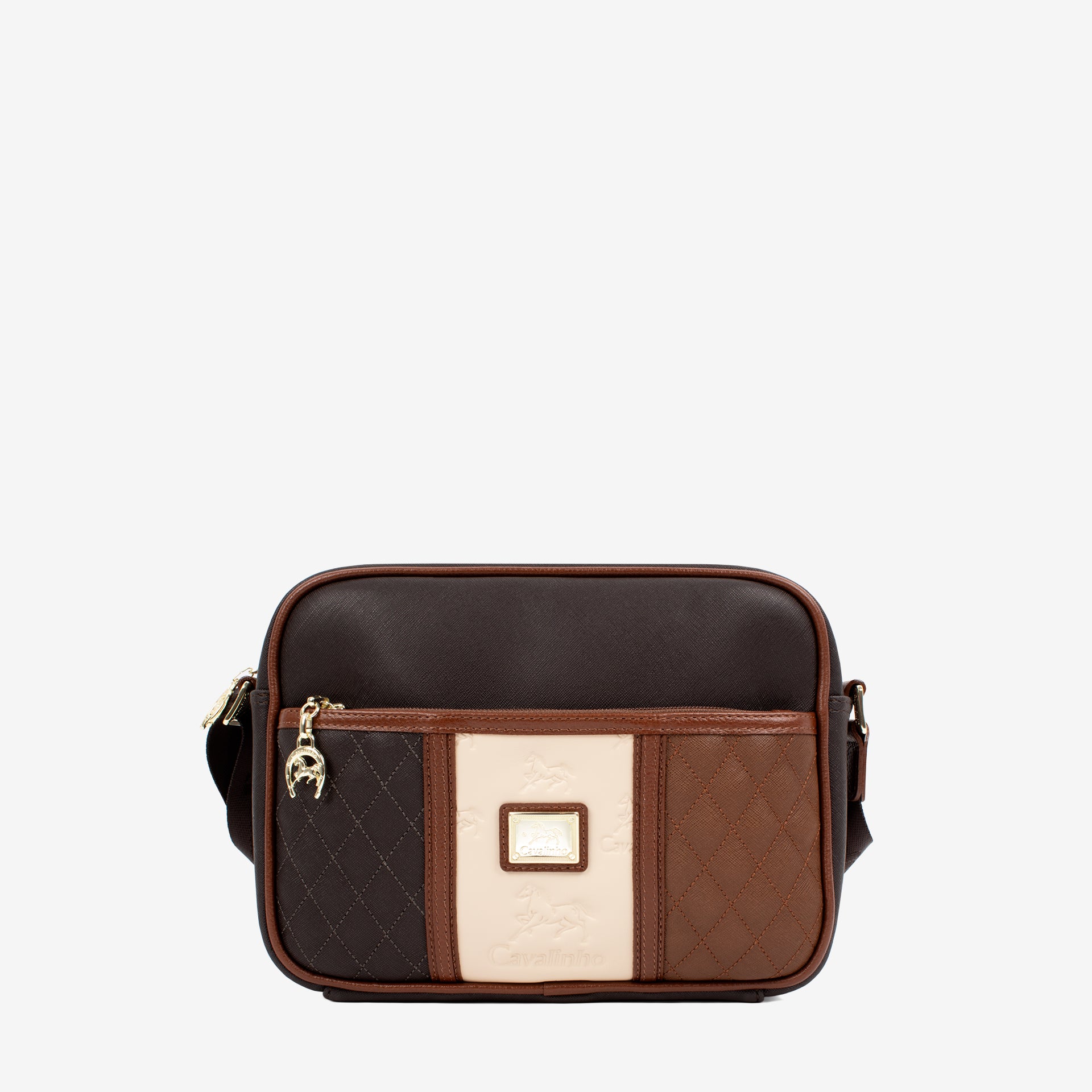 Cavalinho Sublime Designer Crossbody Bag SKU 16060324.20 #color_darkbrown / saddlebrown