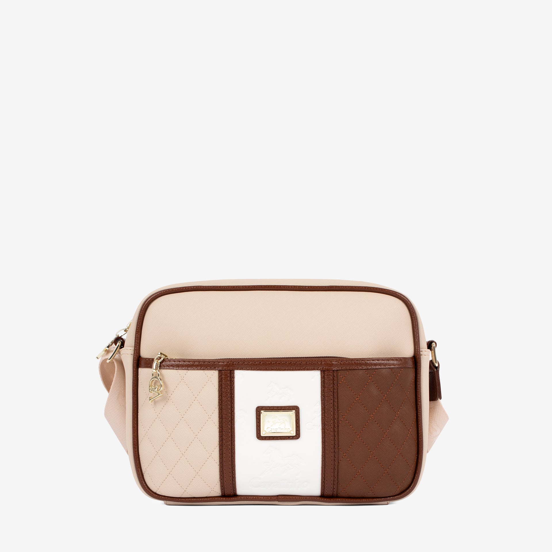 Cavalinho Sublime Designer Crossbody Bag SKU 16060324.34 #color_saddlebrown multi-color