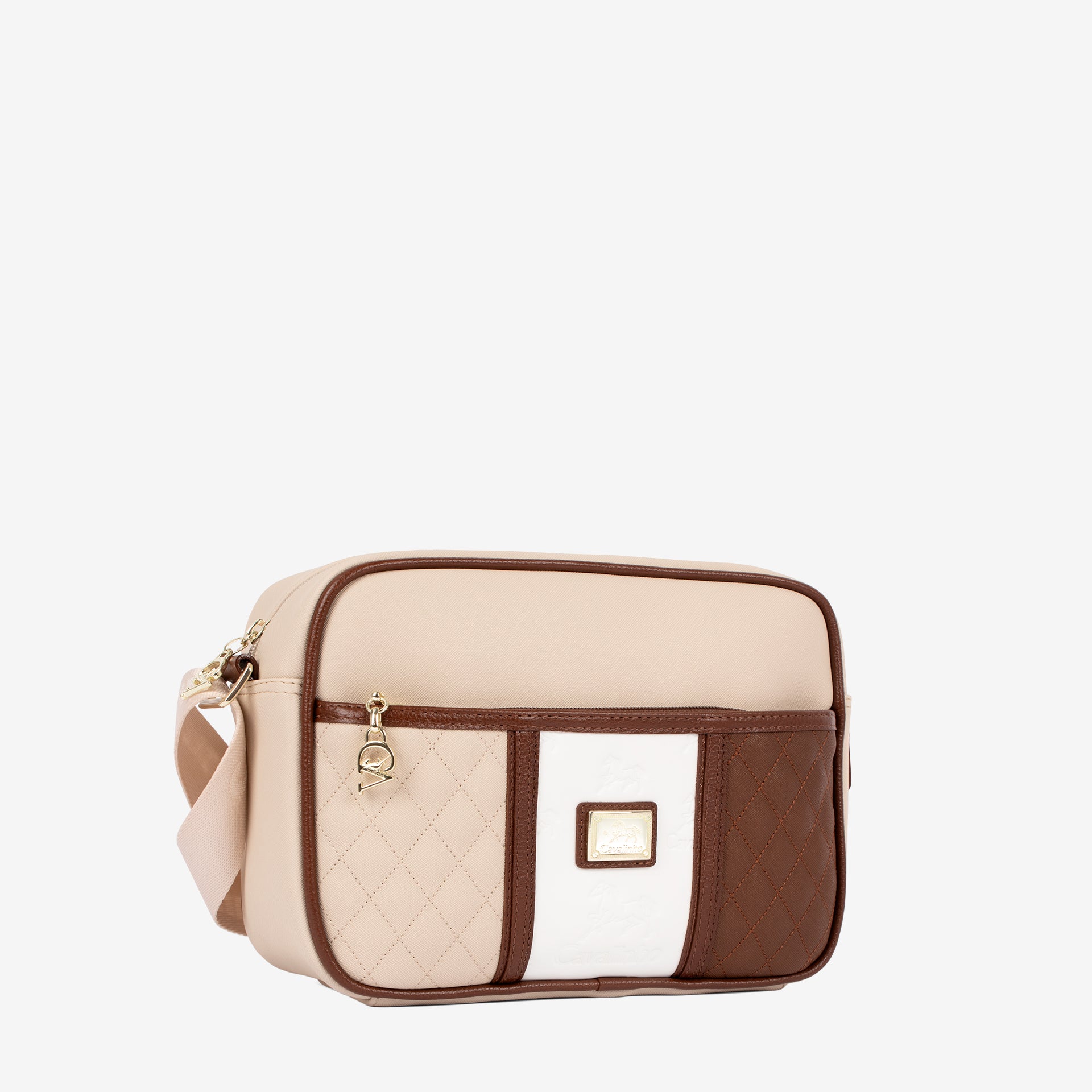 Cavalinho Sublime Designer Crossbody Bag SKU 16060324.34 #color_saddlebrown multi-color