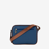 Cavalinho Sublime blue, white, brown Designer Crossbody Bag SKU 16060324.48 #color_blue / white / saddlebrown