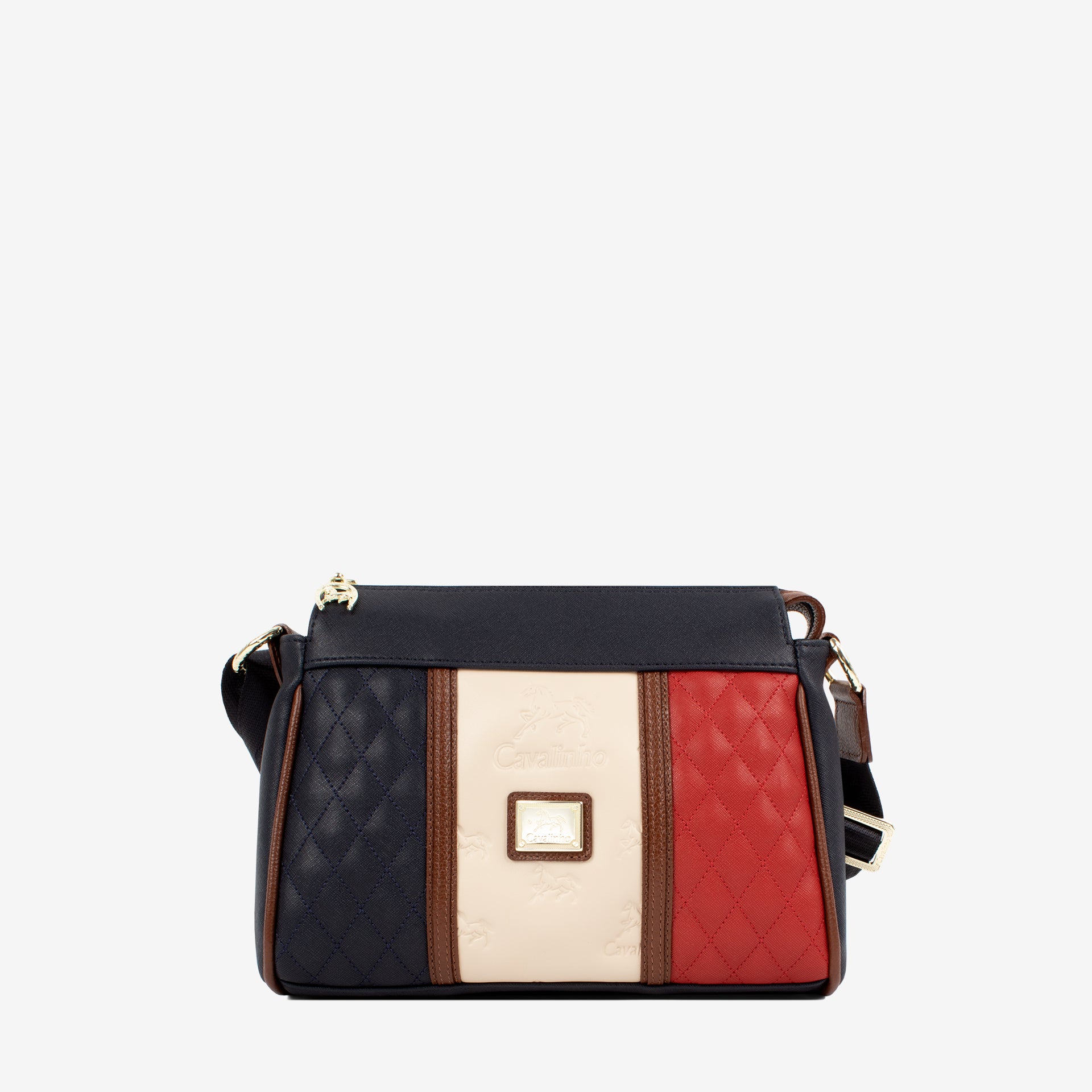 Cavalinho Sublime Designer Crossbody Bag SKU 16060344.45 #color_red / beige / navy