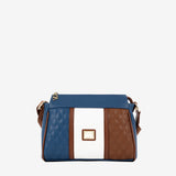 Cavalinho Sublime Designer Crossbody Bag SKU 16060344.48 #color_blue / white / saddlebrown