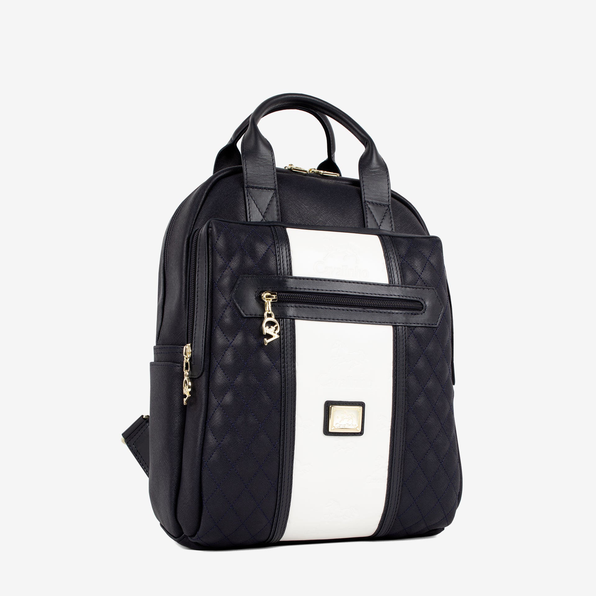 Cavalinho Sublime Designer Backpack Purse SKU 16060395.47 #color_navy / white