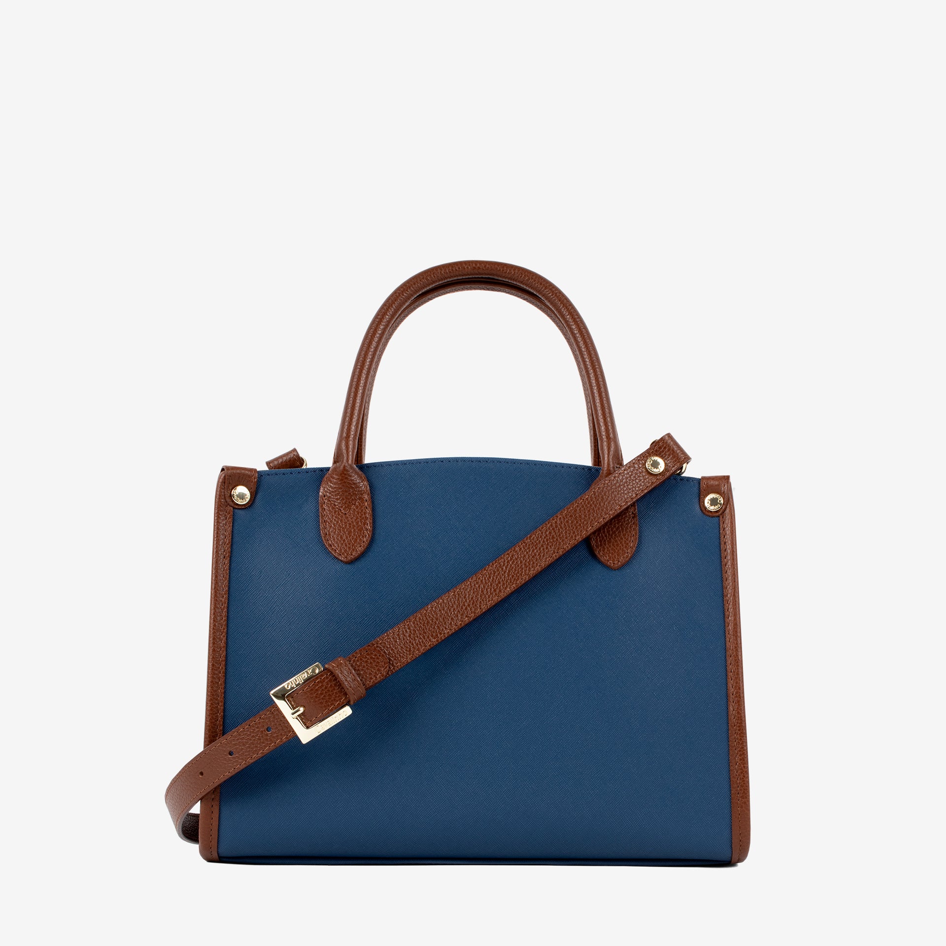 Cavalinho Sublime Handbag SKU 16060480.48 #color_blue / white / saddlebrown