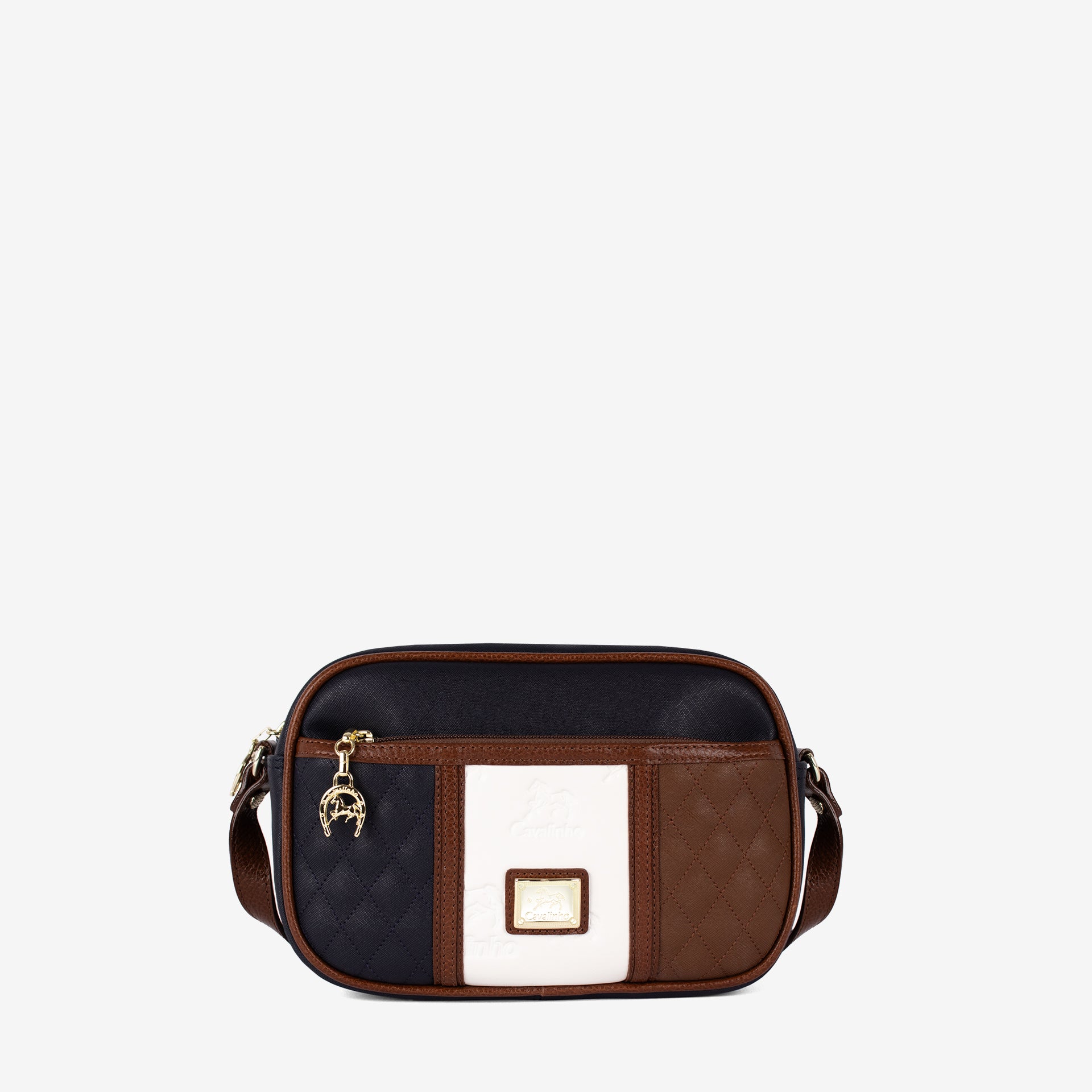 Cavalinho Sublime Crossbody Bag SKU 16060511.22 #color_navy / white / brown