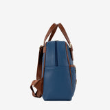 Cavalinho Sublime Designer Backpack for Women SKU 16060548.48 #color_blue / white / saddlebrown