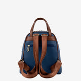 Cavalinho Sublime Designer Backpack for Women SKU 16060548.48 #color_blue / white / saddlebrown