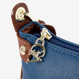 Cavalinho Sublime Crossbody Shoulder Bag SKU 16060592.48 #color_blue / white / saddlebrown