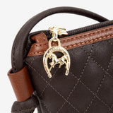 Cavalinho Sublime Small Crossbody Bag for Women SKU 16060593.20 #color_darkbrown / saddlebrown