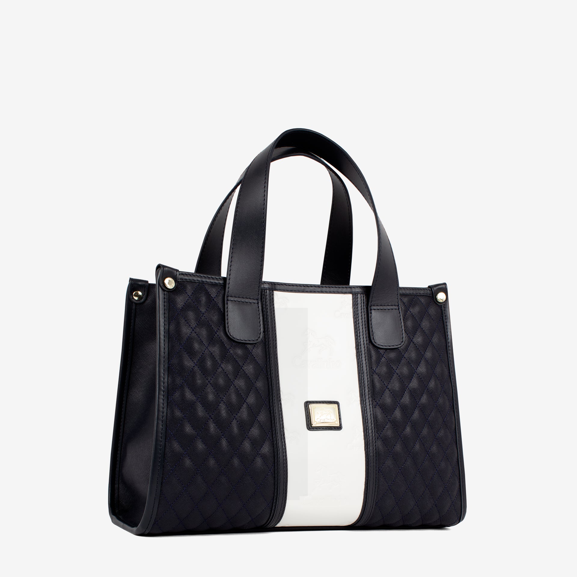 Cavalinho Sublime Large Designer Handbag SKU 16060611.47 #color_navy / white
