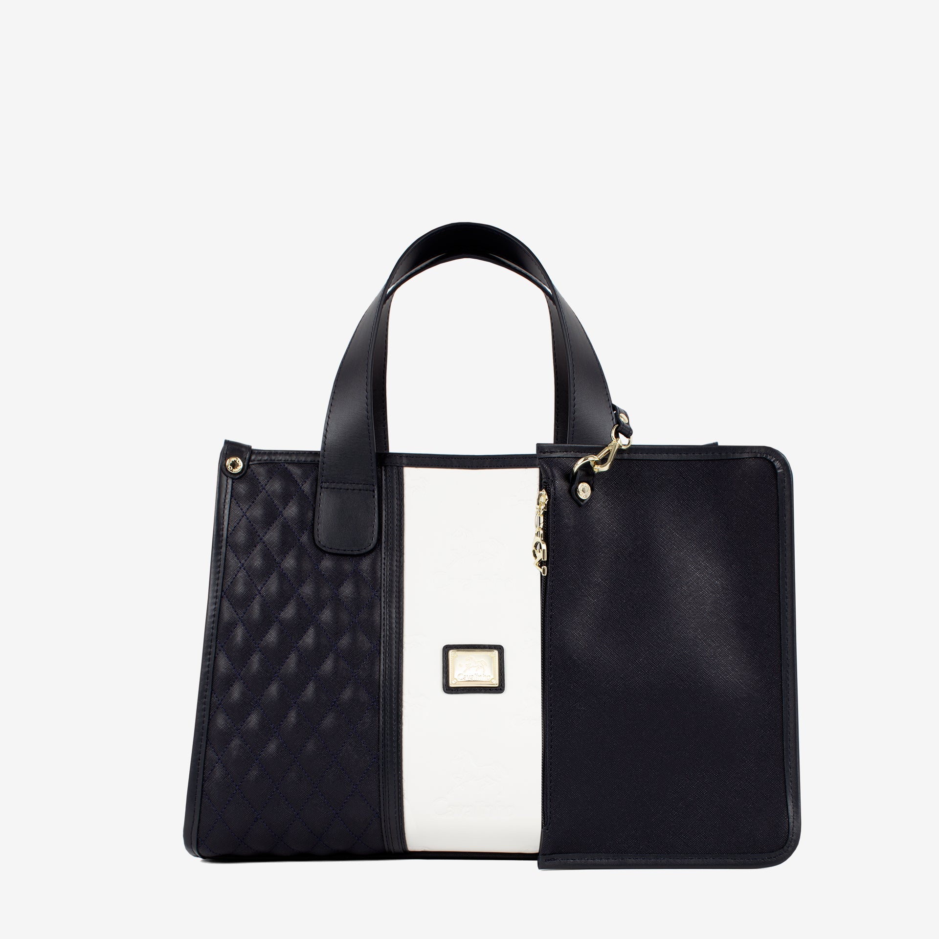 Cavalinho Sublime Large Designer Handbag SKU 16060611.47 #color_navy / white