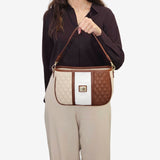 Cavalinho Sublime Designer Handbag Shoulder Bag SKU 16060615.34 #color_saddlebrown multi-color