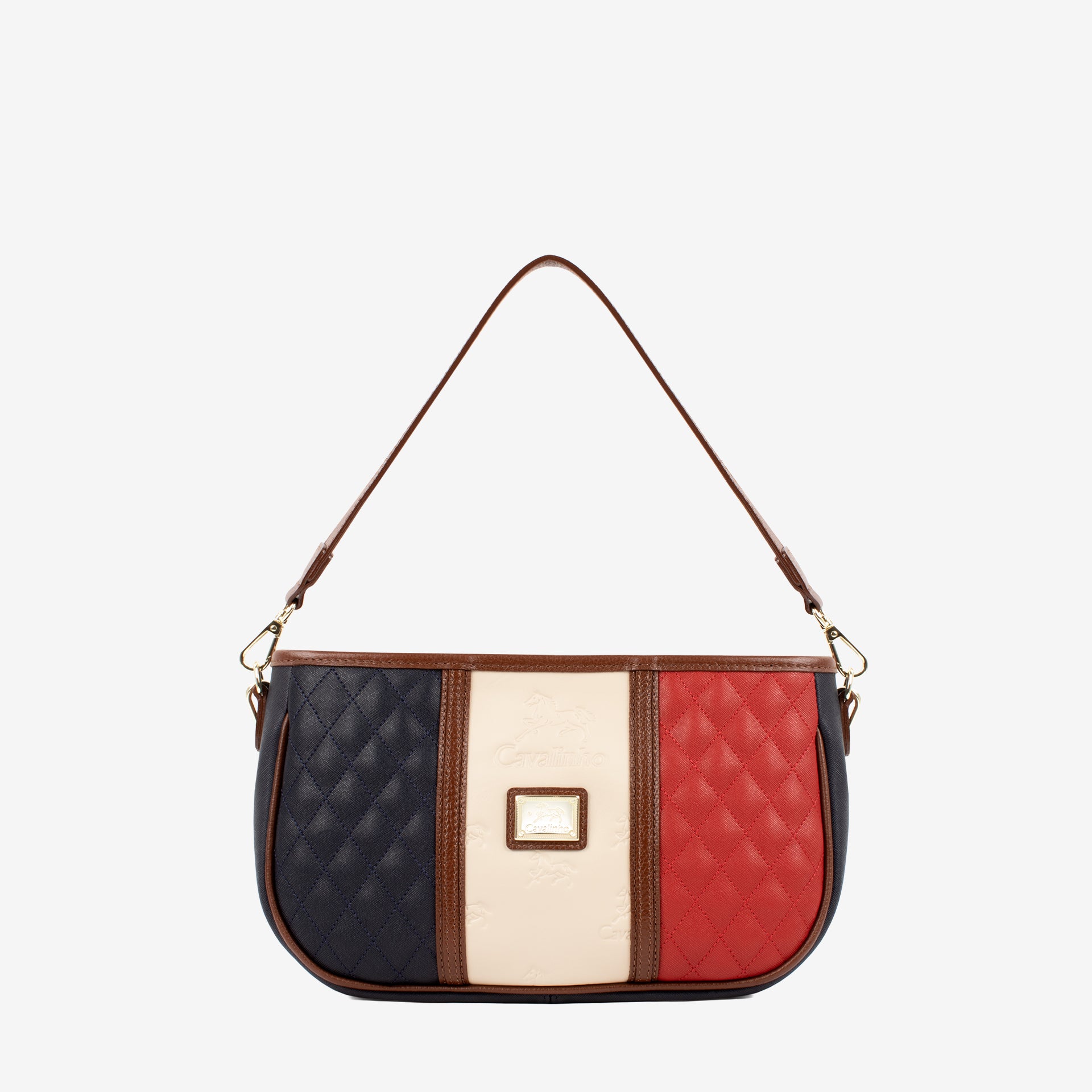 Cavalinho Sublime Designer Handbag Shoulder Bag SKU 16060615.45 #color_red / beige / navy