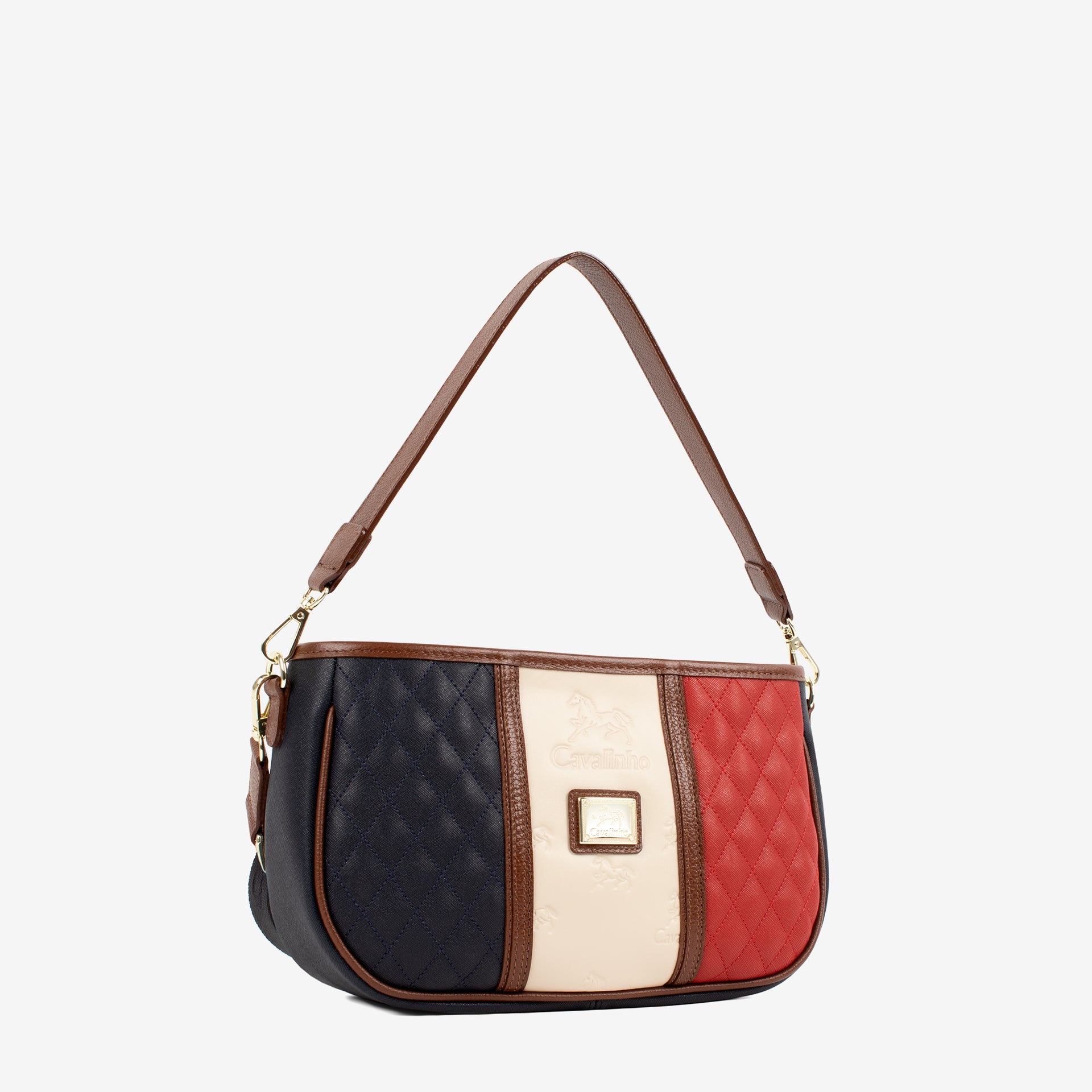 Cavalinho Sublime Designer Handbag Shoulder Bag SKU 16060615.45 #color_red / beige / navy