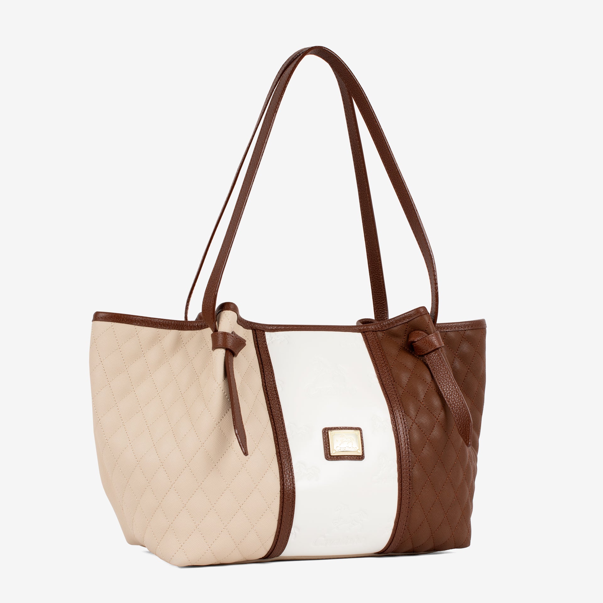 Cavalinho Sublime Designer Tote Shoulder Bag SKU 16060637.34 #color_Saddlebrown multi-color