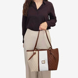 Cavalinho Sublime Designer Tote Shoulder Bag SKU 16060637.34 #color_Saddlebrown multi-color