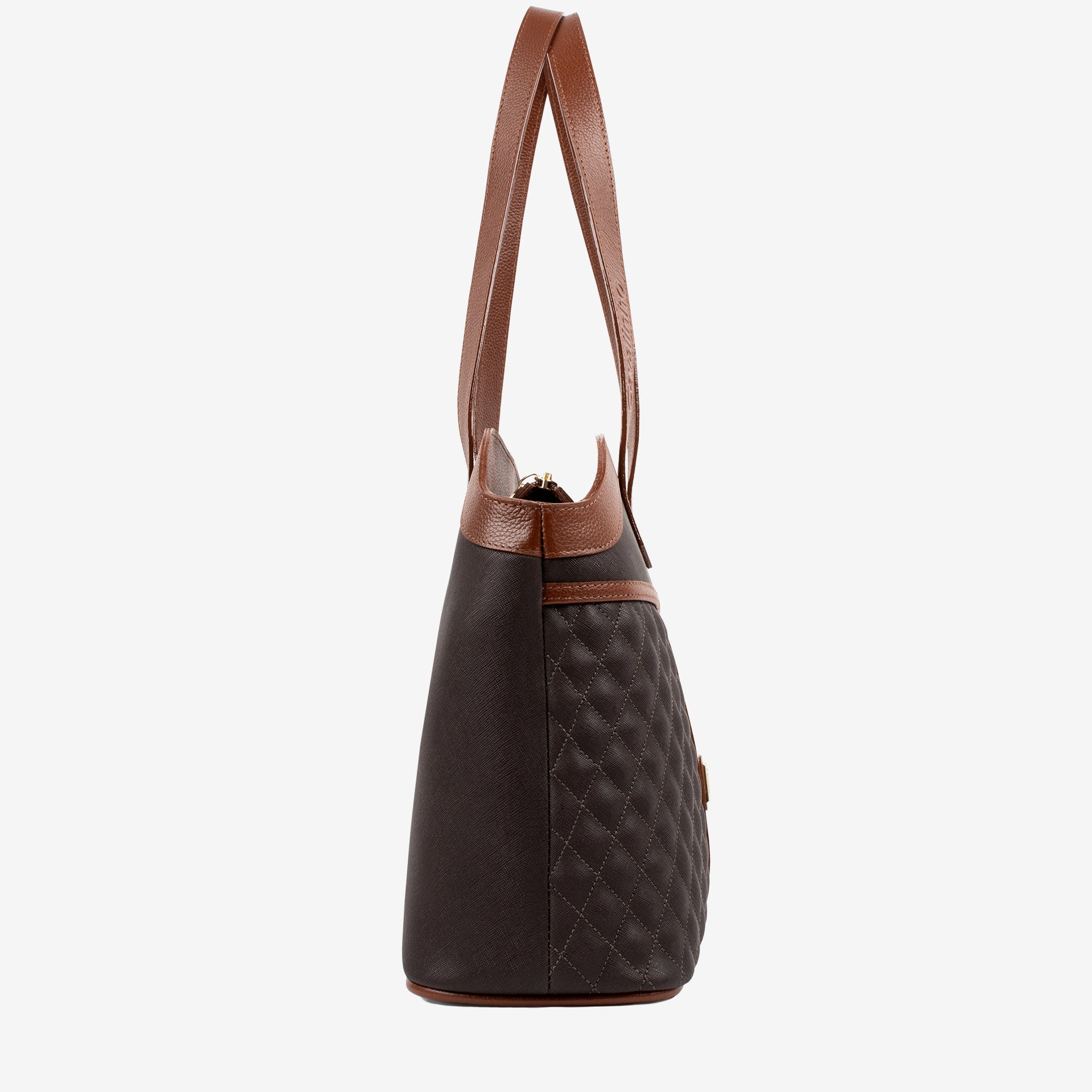 Cavalinho Sublime Large Tote Shoulder Bag SKU 16060650.20 #color_darkbrown / saddlebrown