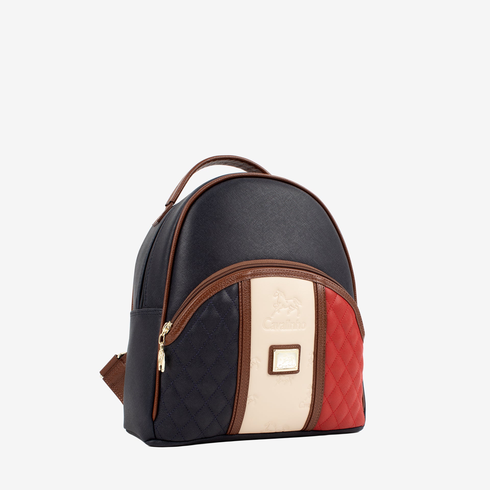 Cavalinho Sublime Designer Backpack SKU 16060662.45 #color_red / beige / navy