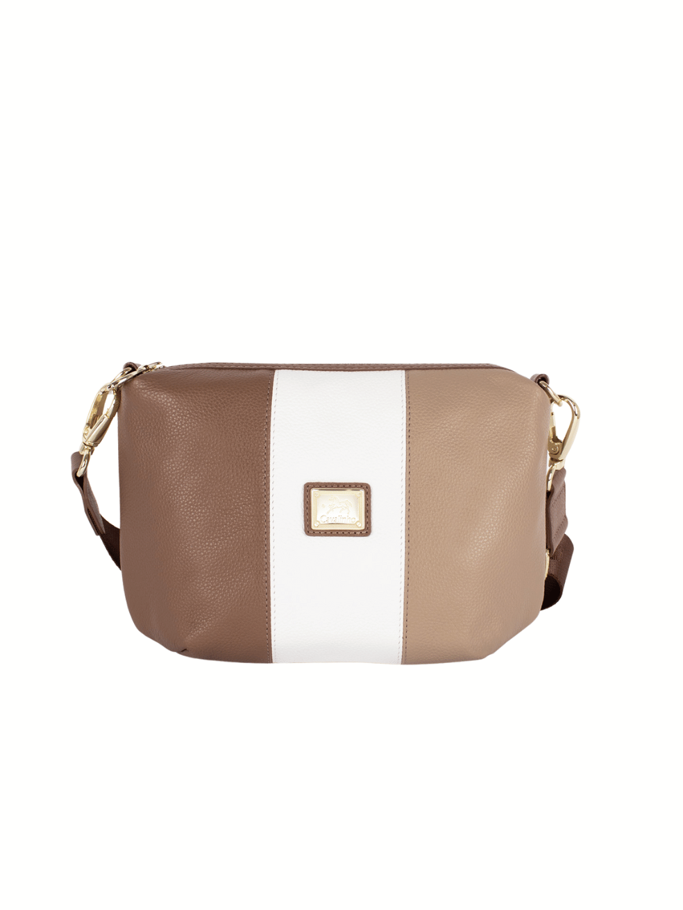 Cavalinho Soft Skin Crossbody Bag SKU 16070401.31 #color_tan / white / beige