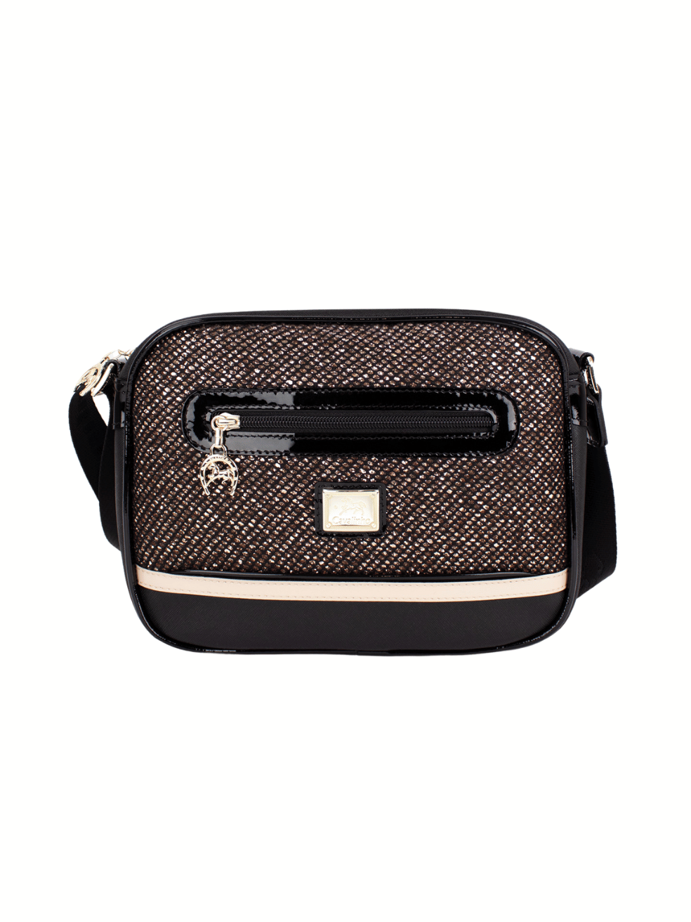 Cavalinho Sparkle Crossbody Bag SKU 16090190.21 #color_black