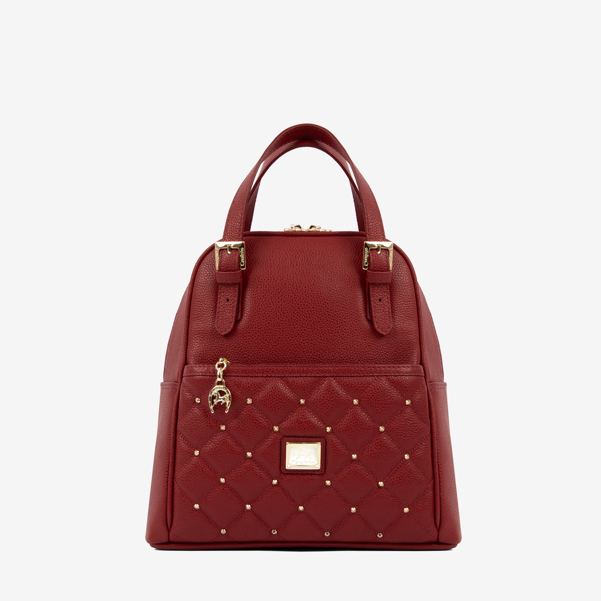 Cavalinho Eternal Burgundy Leather Backpack for Women SKU 16100548.15 #color_Burgundy