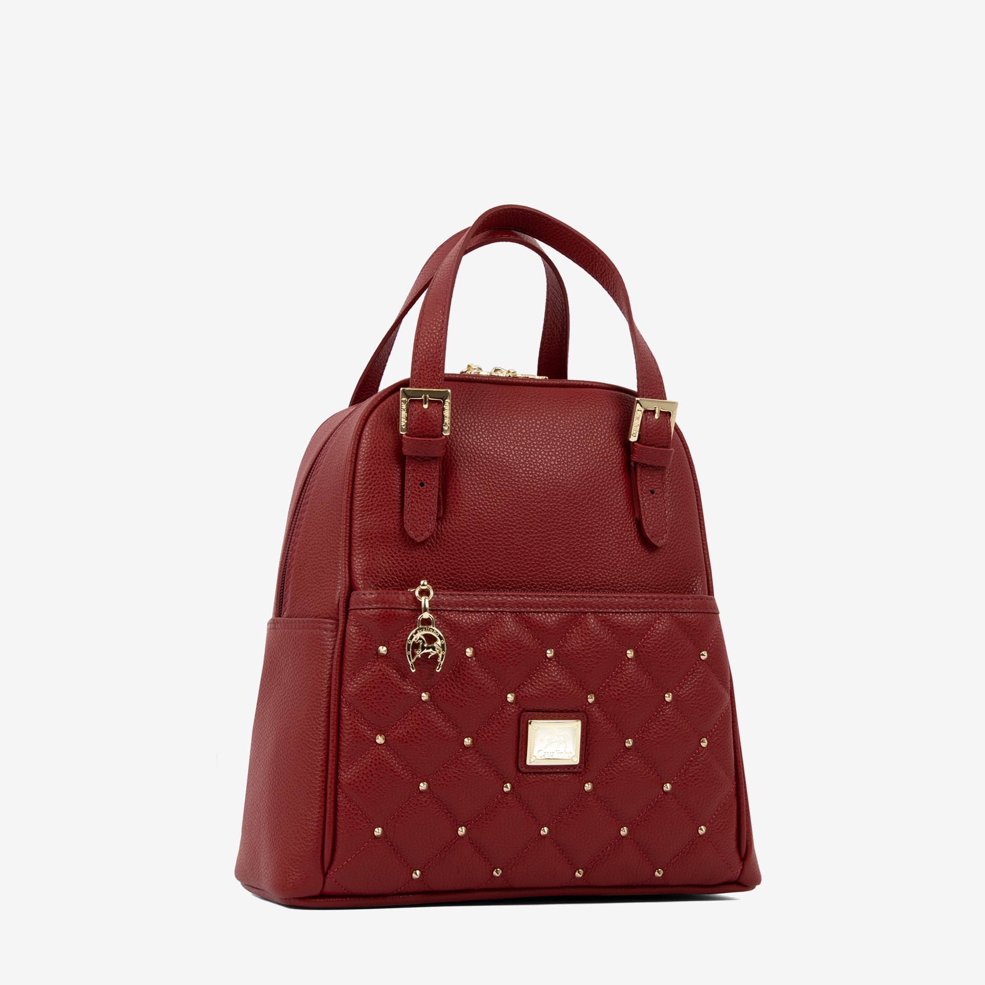 Cavalinho Eternal Burgundy Leather Backpack for Women SKU 16100548.15 #color_Burgundy