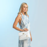 Cavalinho Eternal White Leather Shoulder Bag for Women SKU 16100570.06 #color_white