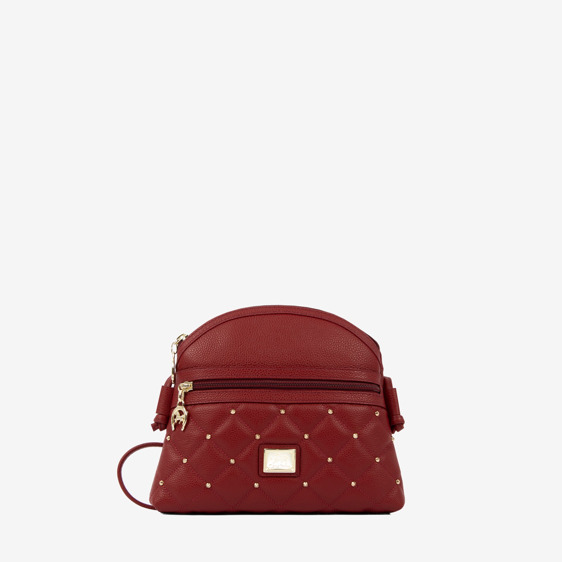 Cavalinho Eternal Burgundy Leather Crossbody Bag SKU 16100573.15 #color_burgundy