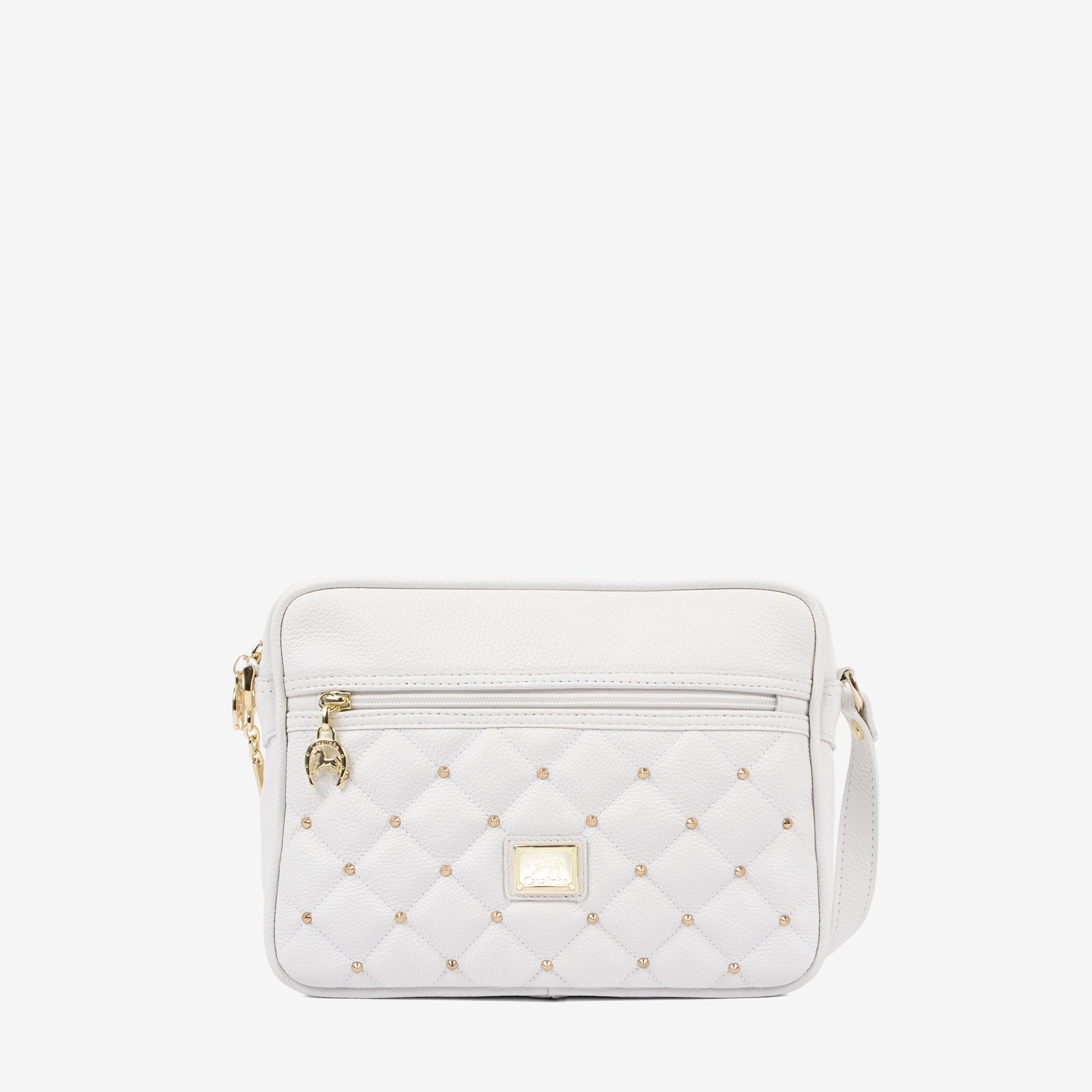 Cavalinho Eternal White Leather Crossbody Bag for Women SKU 16100574.06 #color_white