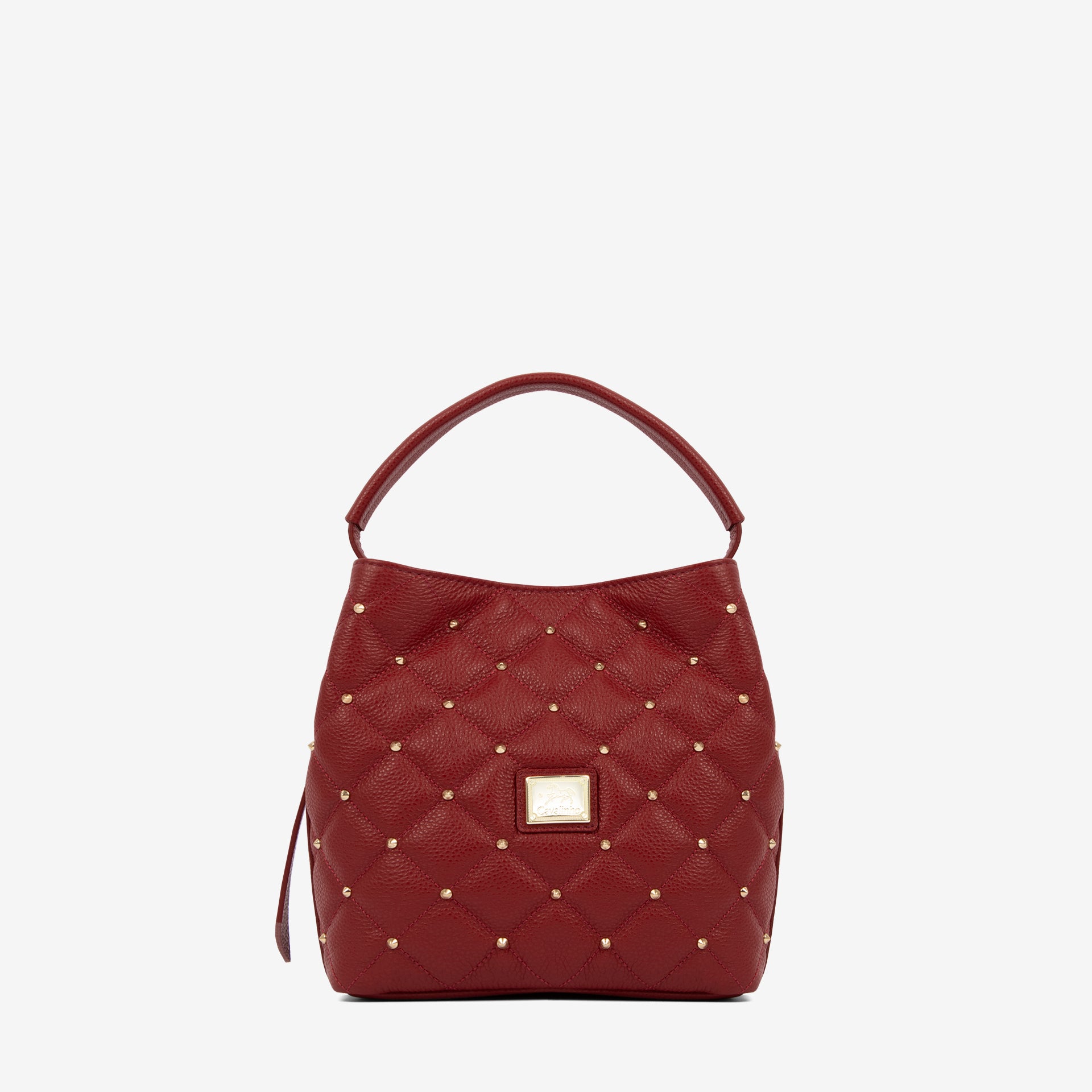 Cavalinho Eternal Burgundy Leather Bucket Handbag for Women in  Bucket Shape SKU 16100591.15 #color_Burgundy