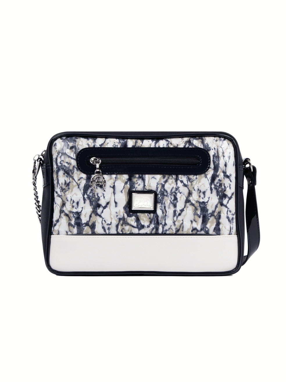 Cavalinho Acqua Marine Crossbody Bag SKU 16120251.22 #color_navy / white