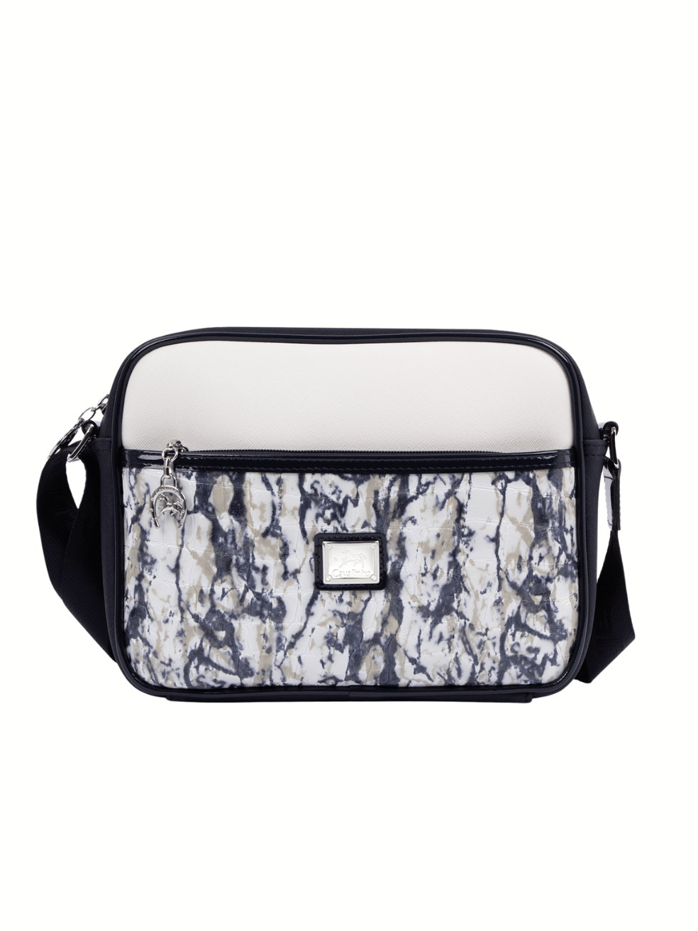 Cavalinho Acqua Marine Crossbody Bag SKU 16120324.22 #color_navy / white