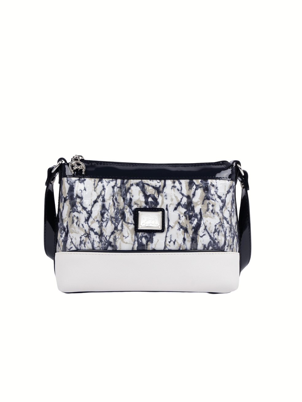 Cavalinho Acqua Marine Crossbody Bag SKU 16120374.22 #color_navy / white