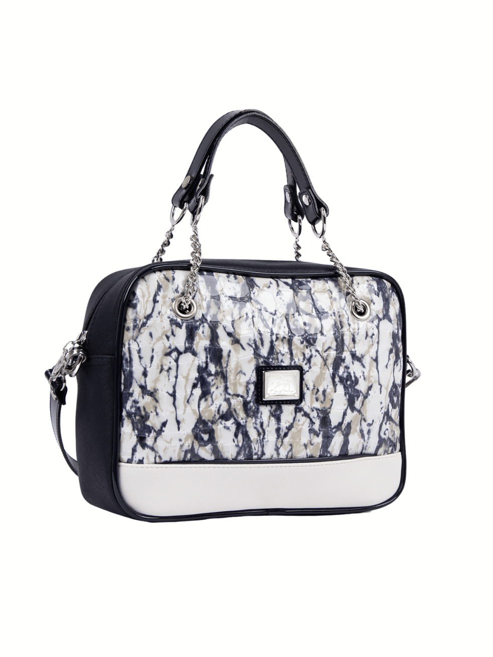 Cavalinho Acqua Marine Handbag SKU 16120512.22 #color_navy / white