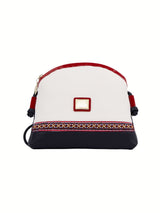 Cavalinho Twist Crossbody Bag SKU 16130005.22 #color_navy / white / red