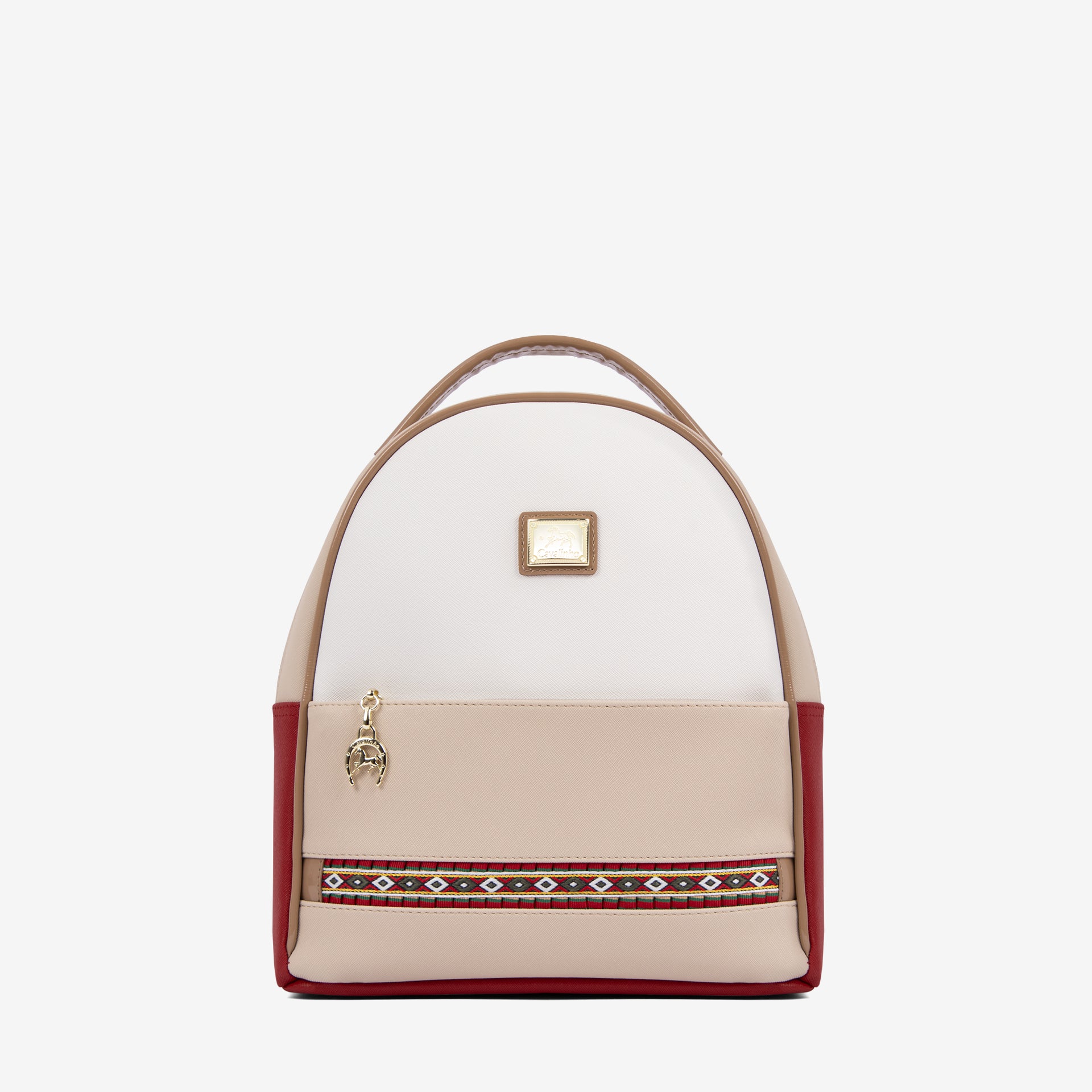 Cavalinho Twist Backpack SKU 16130207.23 #color_red / white / beige