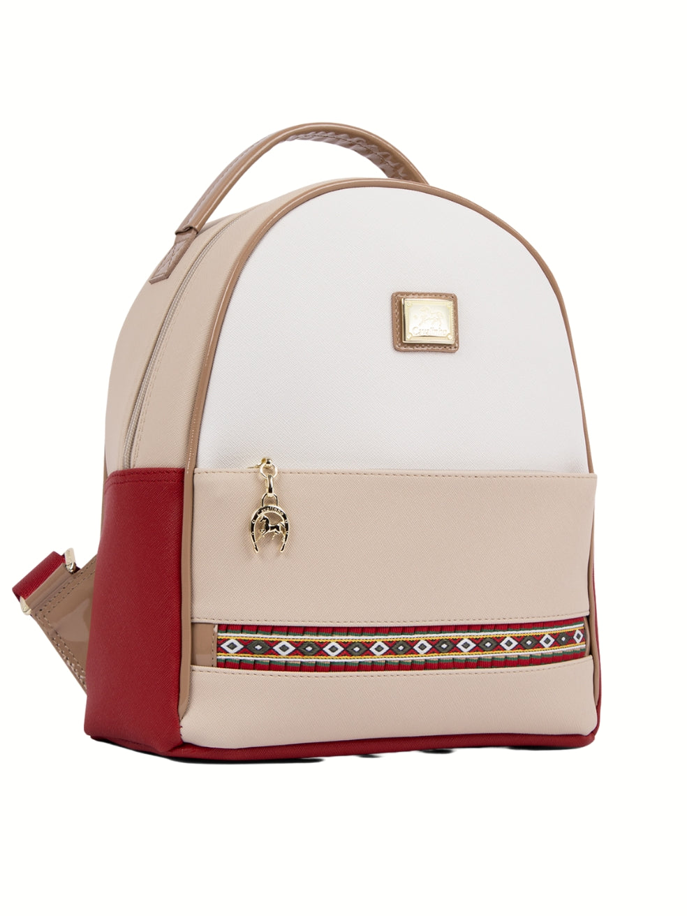 Cavalinho Twist Backpack SKU 16130207.23 #color_red / white / beige