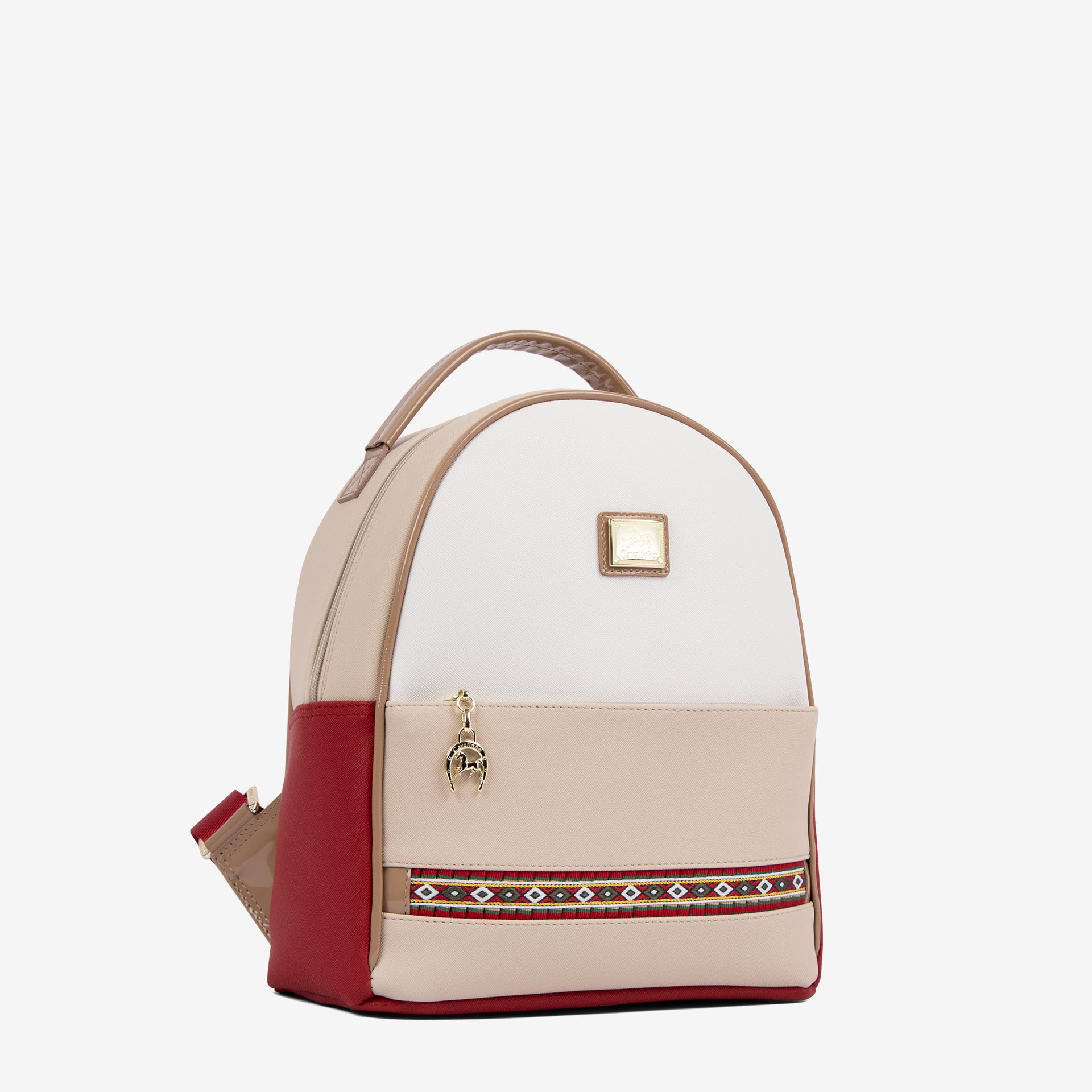 Cavalinho Twist Backpack SKU 16130207.23 #color_red / white / beige