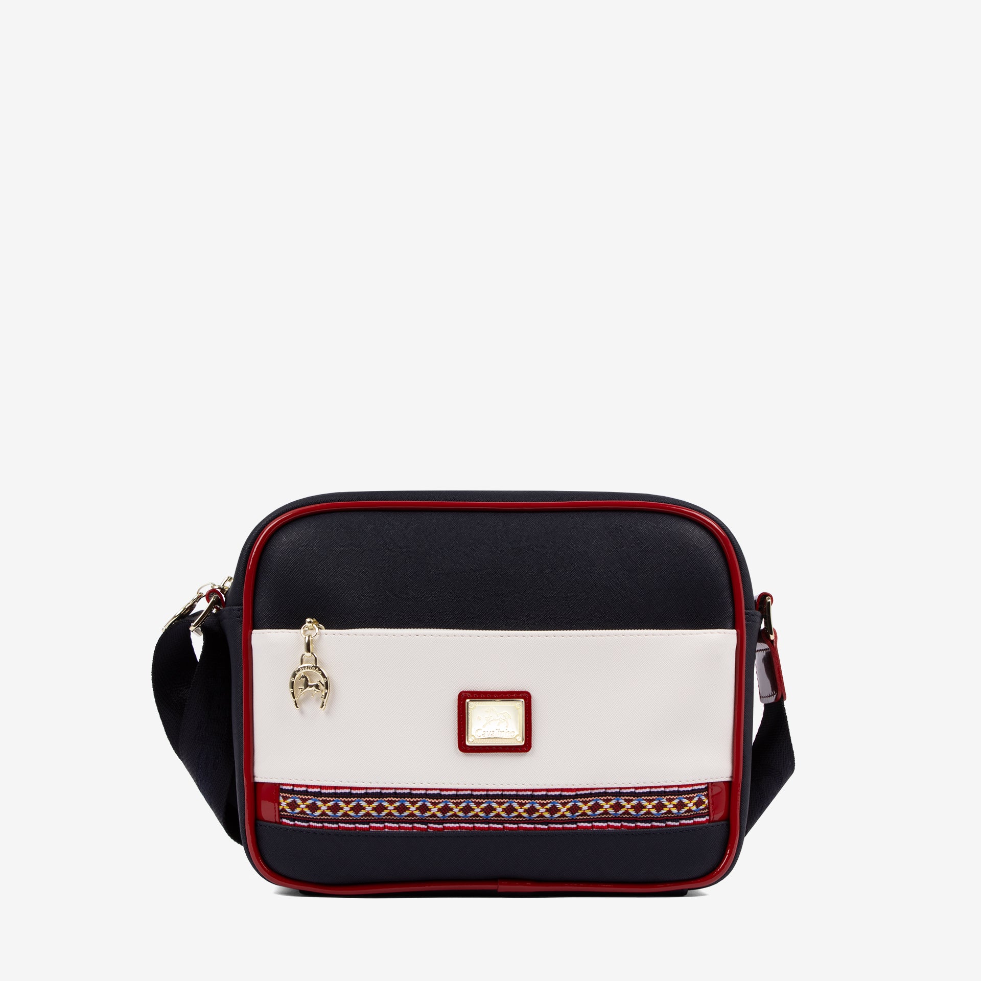 Cavalinho Twist Crossbody Bag SKU 16130324.22 #color_navy / white / red