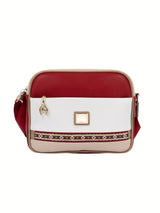 Cavalinho Twist Crossbody Bag SKU 16130324.23 #color_red / white / beige