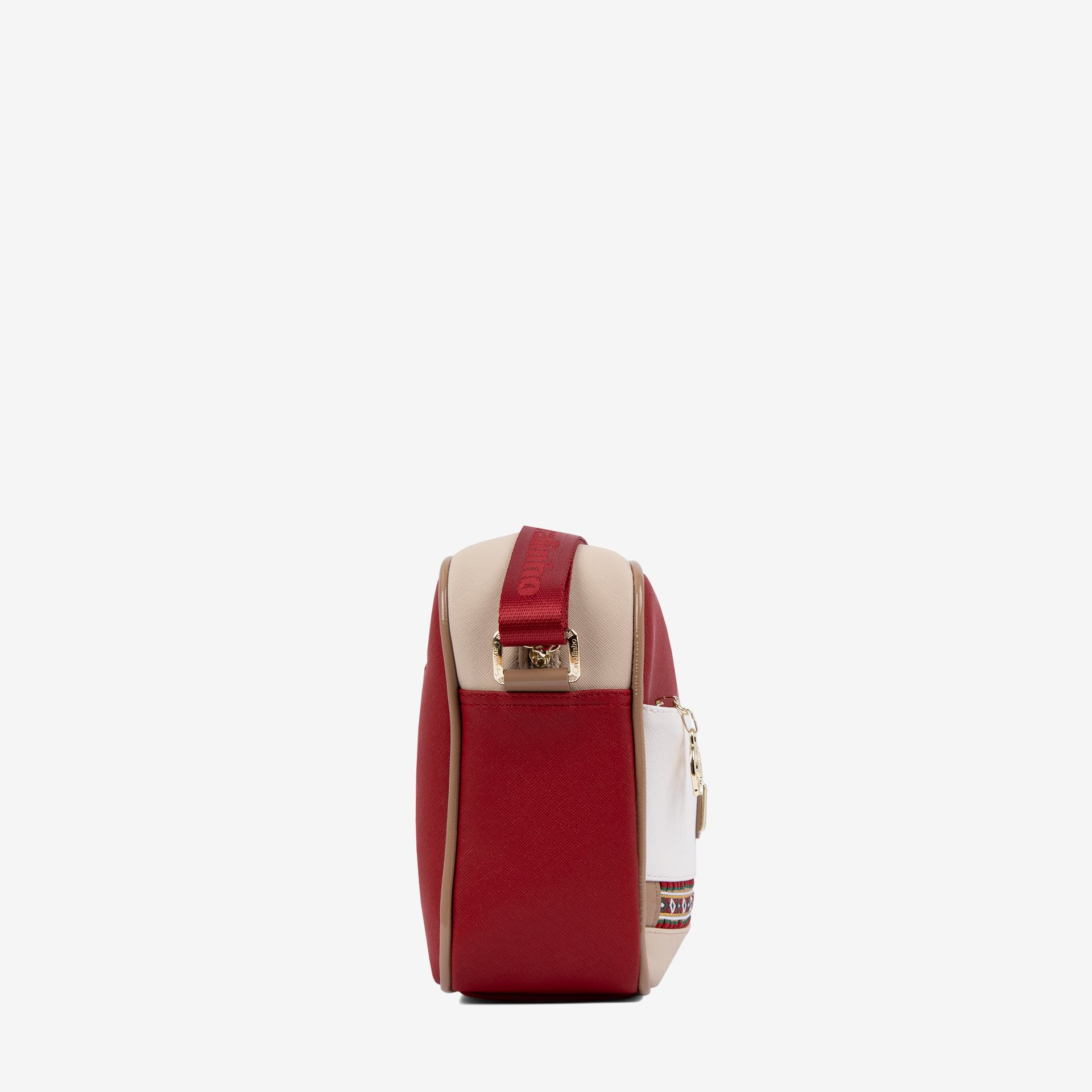 Cavalinho Twist Crossbody Bag SKU 16130324.23 #color_red / white / beige
